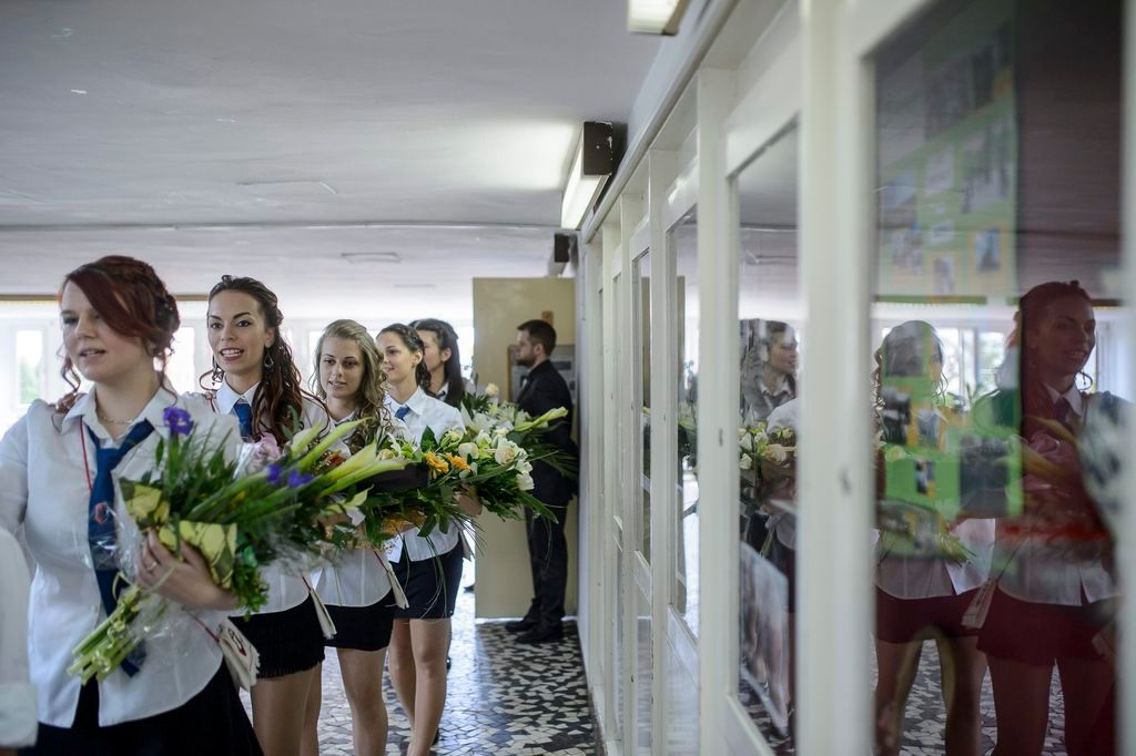 Ballagás a salgótarjáni Bolyai János Gimnáziumban