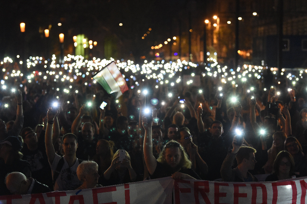 Most a CEU, de ki a következõ? - Tüntetés Budapesten