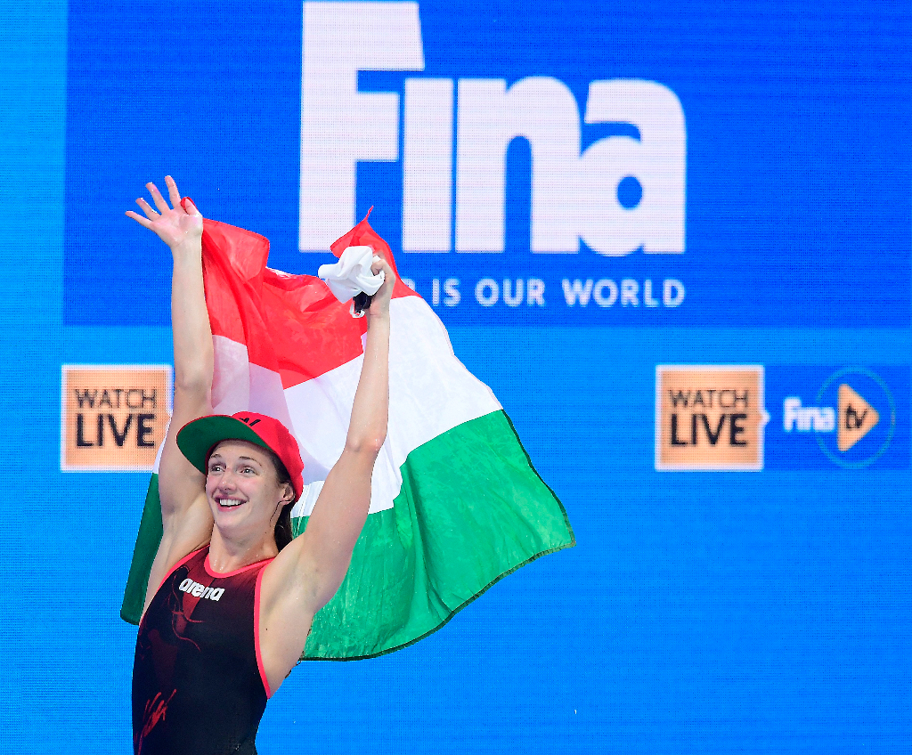 Hosszú Katinka negyedszer világbajnok 400 méter vegyesen