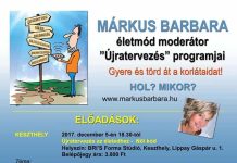 MÁRKUS BARBARA életmód moderátor “Újratervezés” programjai”