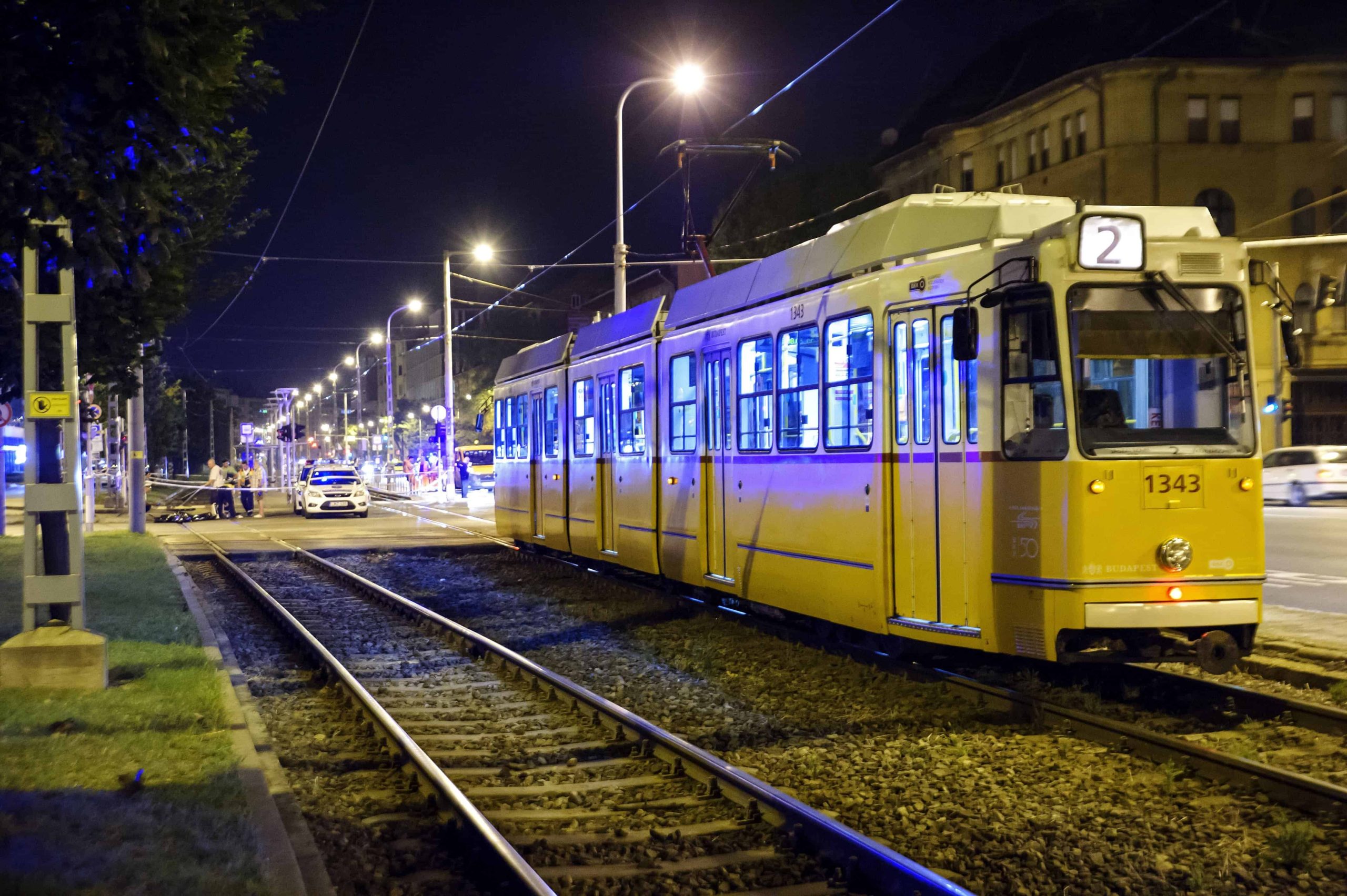 Halálra gázolt a villamos egy férfit a IX. kerületben