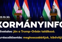 Kormány: Kormányinfó (2025. október 30.)