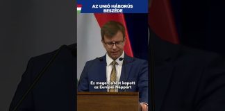 Kormány: Ursula von der Leyen újabb háborúpárti beszédet mondott tegnap az Európai Parlamentben