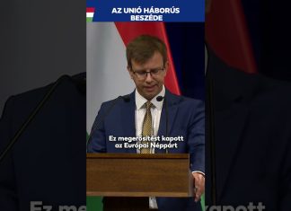 Kormány: Ursula von der Leyen újabb háborúpárti beszédet mondott tegnap az Európai Parlamentben