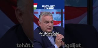 Kormány: Dolgozunk a 14. havi nyugdíj bevezetésén