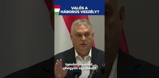 Kormány: A miniszterelnök a háborús veszélyről: