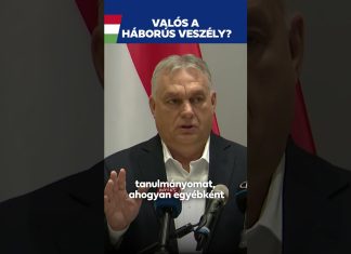 Kormány: A miniszterelnök a háborús veszélyről: