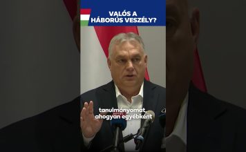 Kormány: A miniszterelnök a háborús veszélyről: