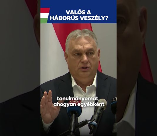 Kormány: A miniszterelnök a háborús veszélyről: