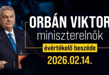 Kormány: Orbán Viktor miniszterelnök évértékelő beszéde (2026. február 14.)