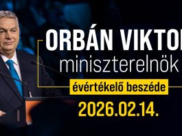 Kormány: Orbán Viktor miniszterelnök évértékelő beszéde (2026. február 14.)