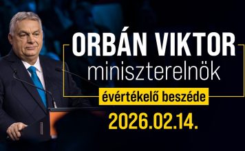 Kormány: Orbán Viktor miniszterelnök évértékelő beszéde (2026. február 14.)