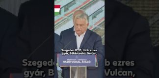 Kormány: Az alföldi gyárberuházások összesen mintegy 50 ezer új álláshelyet jelentenek