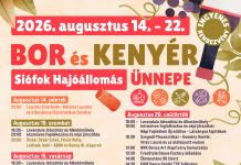 SAJTÓKÖZLEMÉNY_Bor és Kenyér Ünnepe Siófokon 2026. augusztus 14-22. között