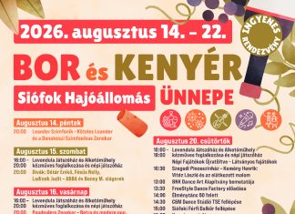 SAJTÓKÖZLEMÉNY_Bor és Kenyér Ünnepe Siófokon 2026. augusztus 14-22. között